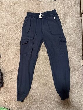 Champion + Todd Snyder Cargo Joggers/Sweatpants, Navy, S